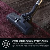 AEG AB61C1 Stofzuiger met Zak, Krachtige 850W Motor, 12m Actieradius, Stil Geluid van 73 dB, Granite Grey