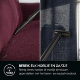 AEG AB61C1 Stofzuiger met Zak, Krachtige 850W Motor, 12m Actieradius, Stil Geluid van 73 dB, Granite Grey
