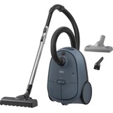 AEG AB61C1 Stofzuiger met Zak, Krachtige 850W Motor, 12m Actieradius, Stil Geluid van 73 dB, Granite Grey