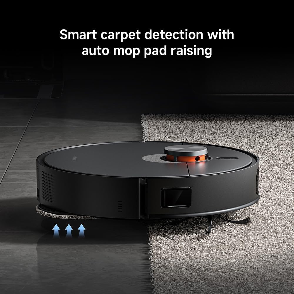 Xiaomi Robot Vacuum X20 Max Zwarte Robotstofzuiger met Dweilfunctie