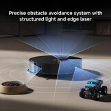 Xiaomi Robot Vacuum X20 Max Zwarte Robotstofzuiger met Dweilfunctie