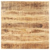 vidaXL Tafelblad 25-27 mm 80x80 cm massief mangohout