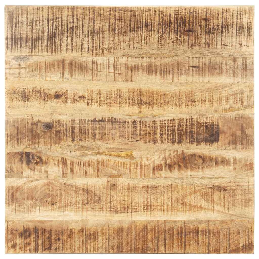vidaXL Tafelblad 25-27 mm 80x80 cm massief mangohout