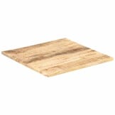 vidaXL Tafelblad 25-27 mm 80x80 cm massief mangohout