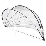 vidaXL Pooldome 592 x 590 x 275 cm PVC Doorzichtig