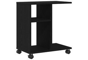 Bijzettafel Zwart Eiken 50x30x55 cm - 38% Korting