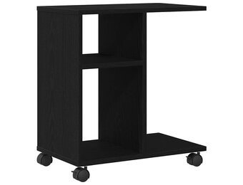 vidaXL Bijzettafel Zwart eiken 50 x 30 x 55 cm Bewerkt hout