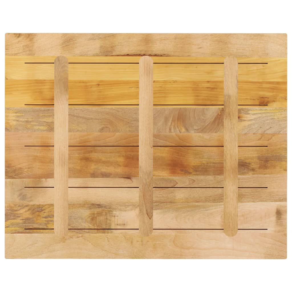 Tafelblad Mangohout Rechthoekig 100x80 cm | 54% Korting