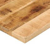 Tafelblad Mangohout Rechthoekig 100x80 cm | 54% Korting
