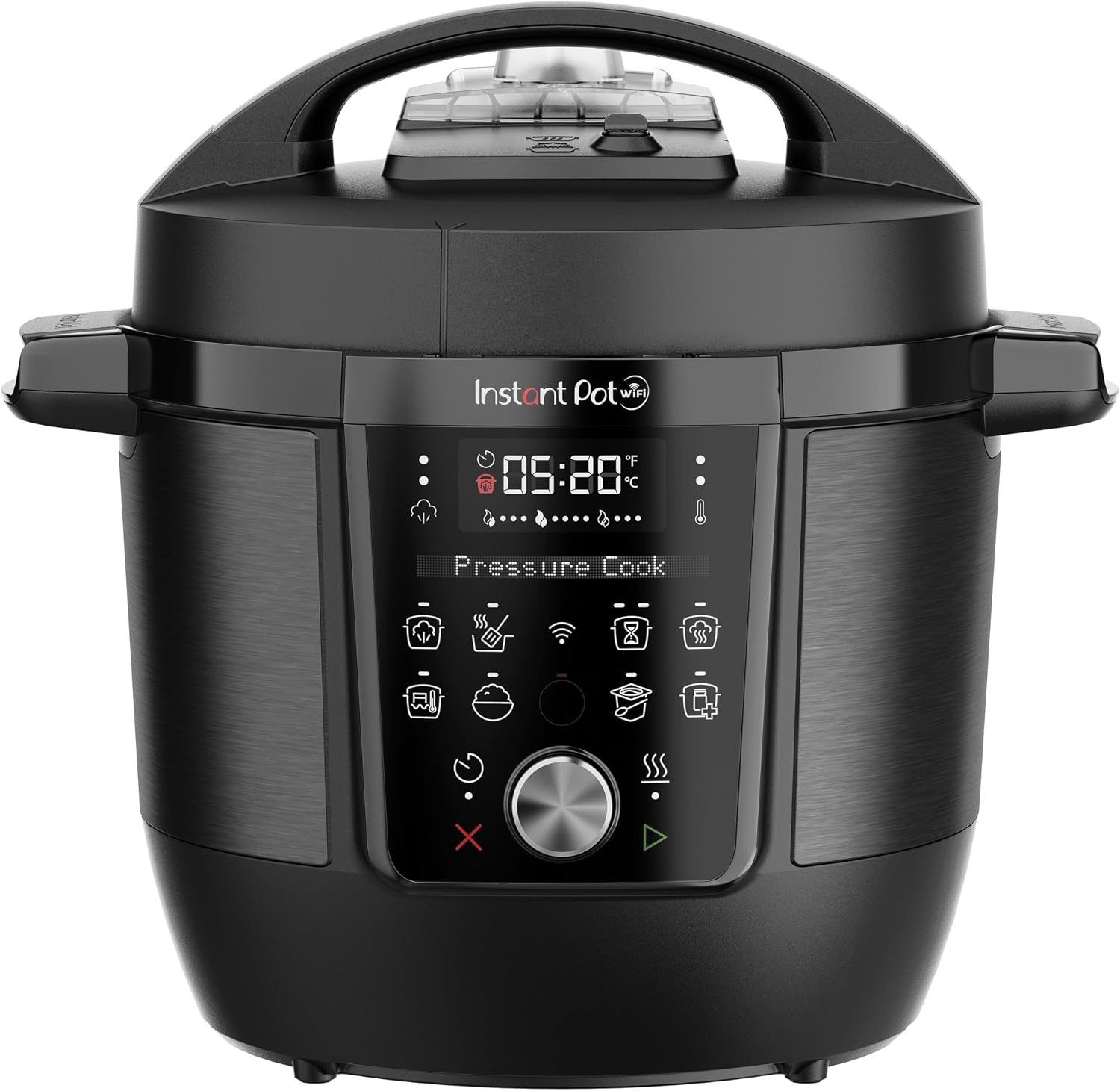Instant Pot Plus 9-in-1 multikoker 5,7 l – geborsteld roestvrij staal, snelkookpan, spaarpan, rijstkoker, sauteermachine, yoghurtmaker, voedselwarmer, stoompan, vacuümkoker, sterilisator