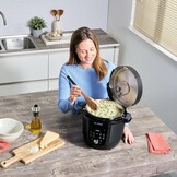 Instant Pot Plus 9-in-1 multikoker 5,7 l – geborsteld roestvrij staal, snelkookpan, spaarpan, rijstkoker, sauteermachine, yoghurtmaker, voedselwarmer, stoompan, vacuümkoker, sterilisator