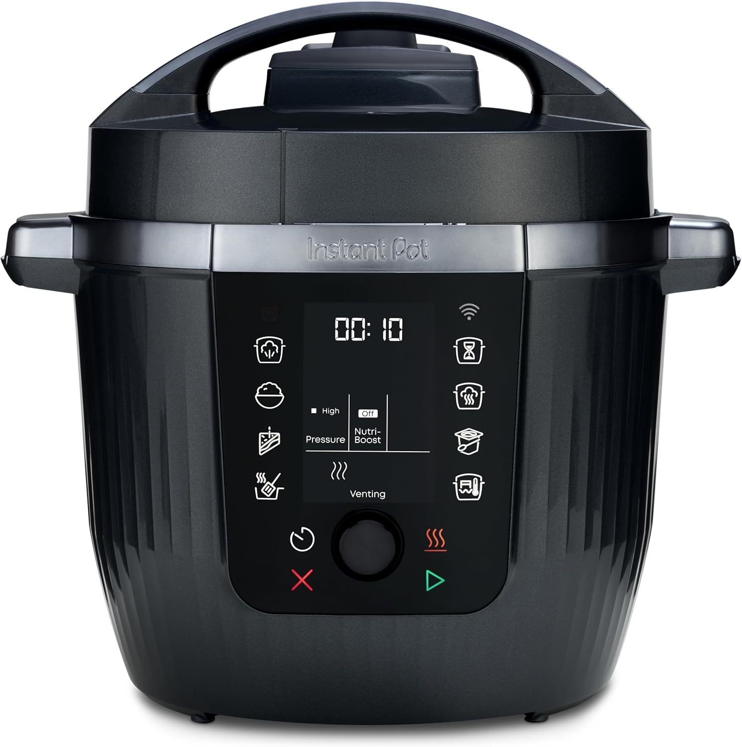 Instant Pot Plus 9-in-1 multikoker 5,7 l – geborsteld roestvrij staal, snelkookpan, spaarpan, rijstkoker, sauteermachine, yoghurtmaker, voedselwarmer, stoompan, vacuümkoker, sterilisator