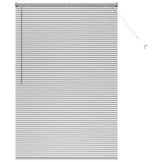 Venetiaanse Jaloezie Zilver 175x110cm - Aluminium - 32% Korting