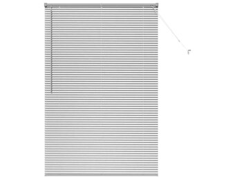 Venetiaanse Jaloezie Zilver 175x110cm - Aluminium - 32% Korting