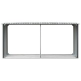 Haardhoutschuur 330cm Staal Grijs - 34% Korting