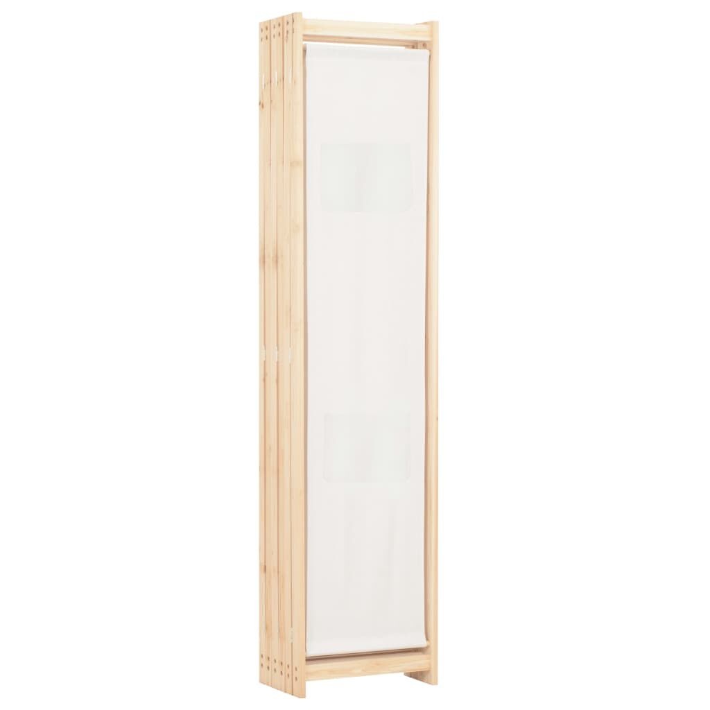 Kamerscherm met 6 panelen - Crème, 240x170 cm (34% korting!)