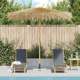 Bamboe parasol met bananenbladeren dak - 210 cm - 35% korting
