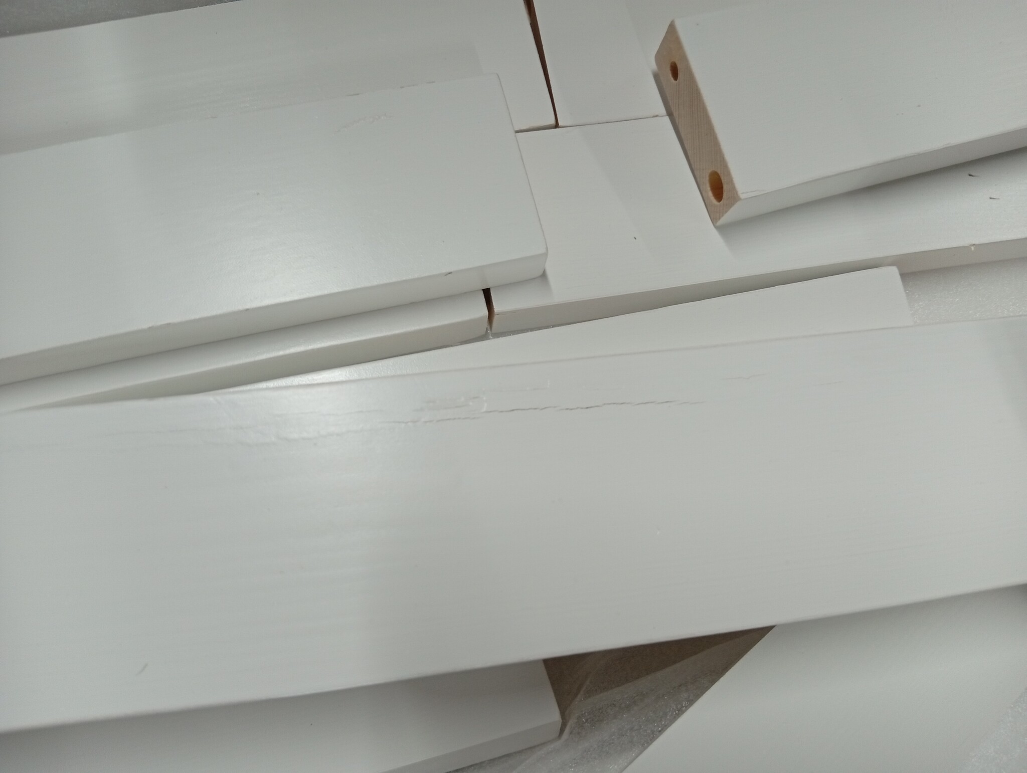 Kinderbedframe Grenenhout Wit 80x160 cm - 54% Korting!