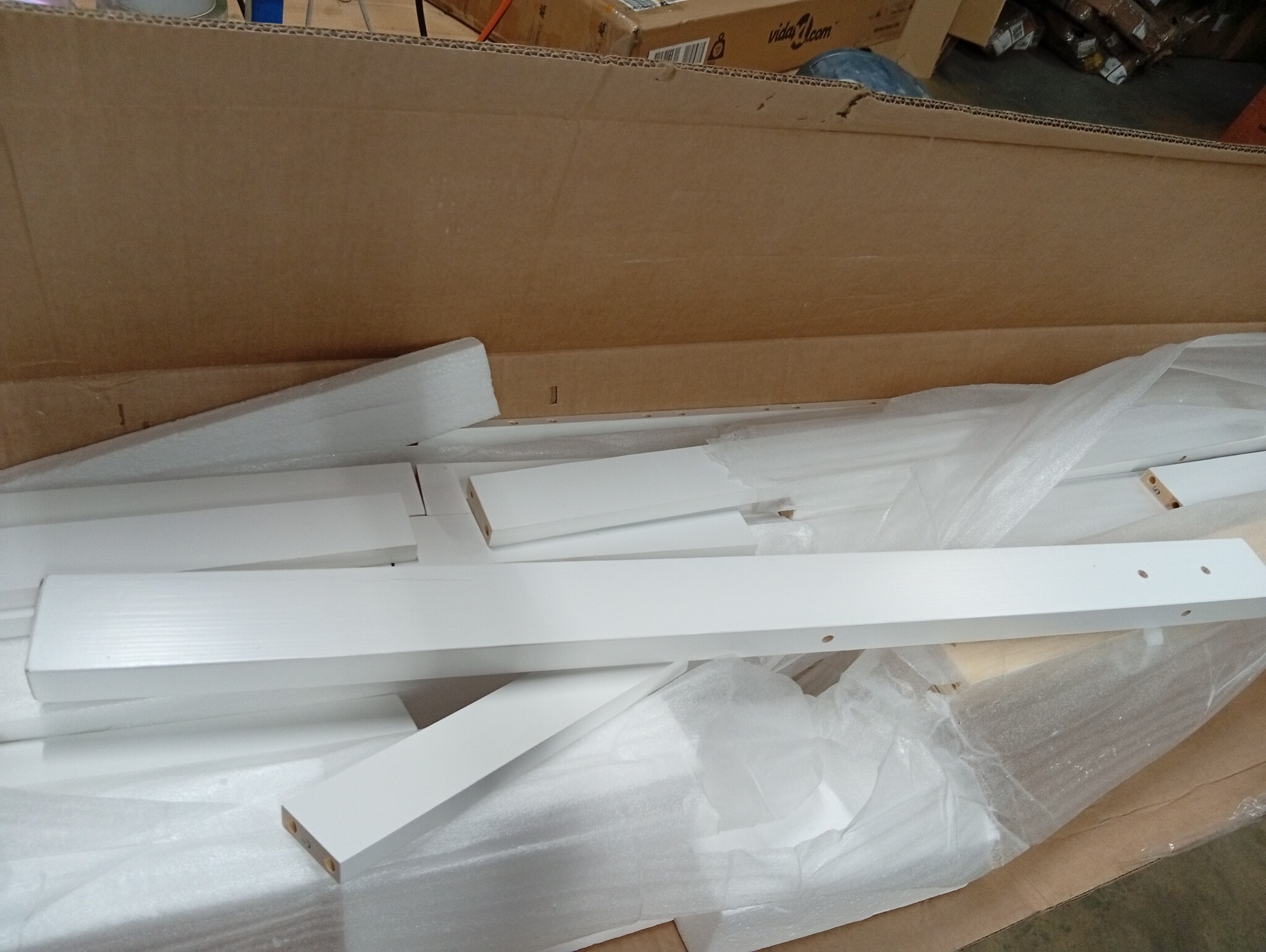 Kinderbedframe Grenenhout Wit 80x160 cm - 54% Korting!