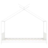 Kinderbedframe Grenenhout Wit 80x160 cm - 54% Korting!
