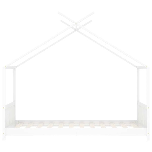 Kinderbedframe Grenenhout Wit 80x160 cm - 54% Korting!