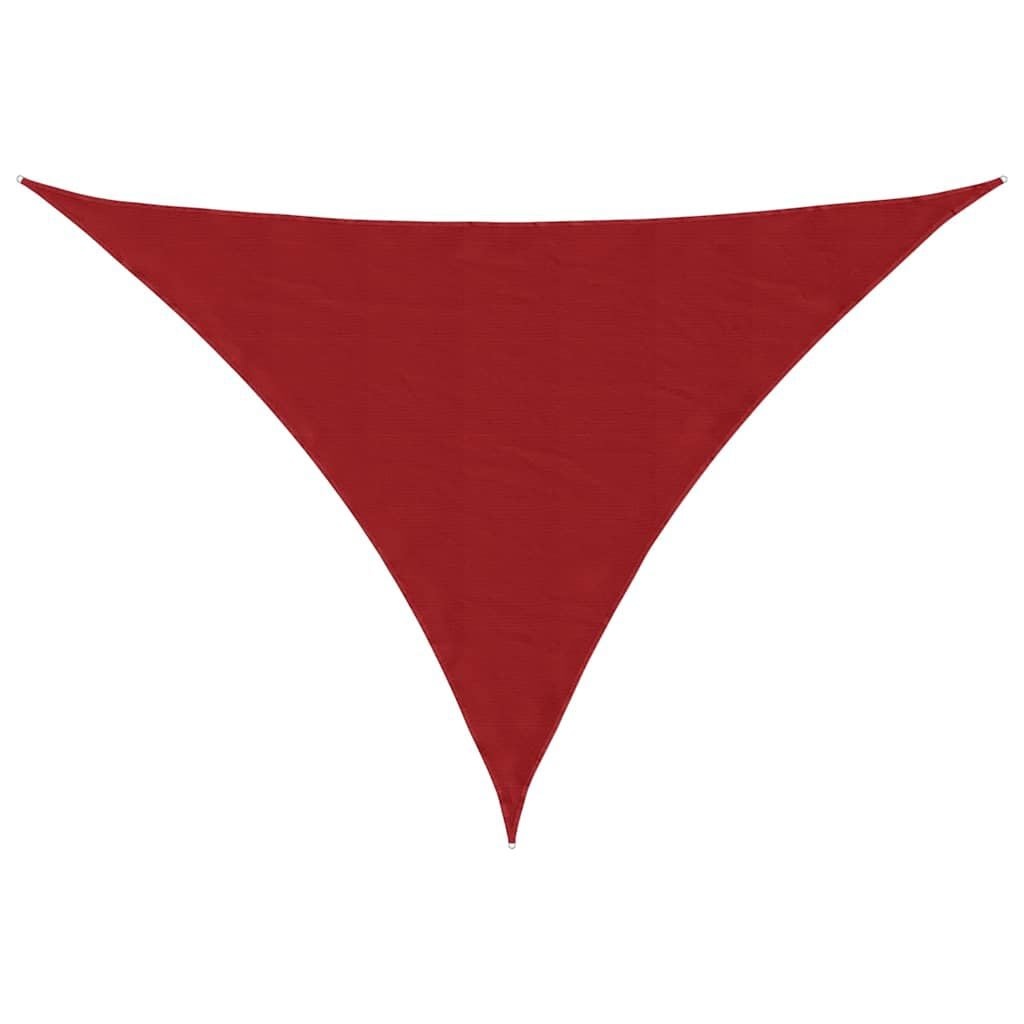 Driehoekig Zonnescherm 3x4x5m Oxford Stof Rood - 51% Korting