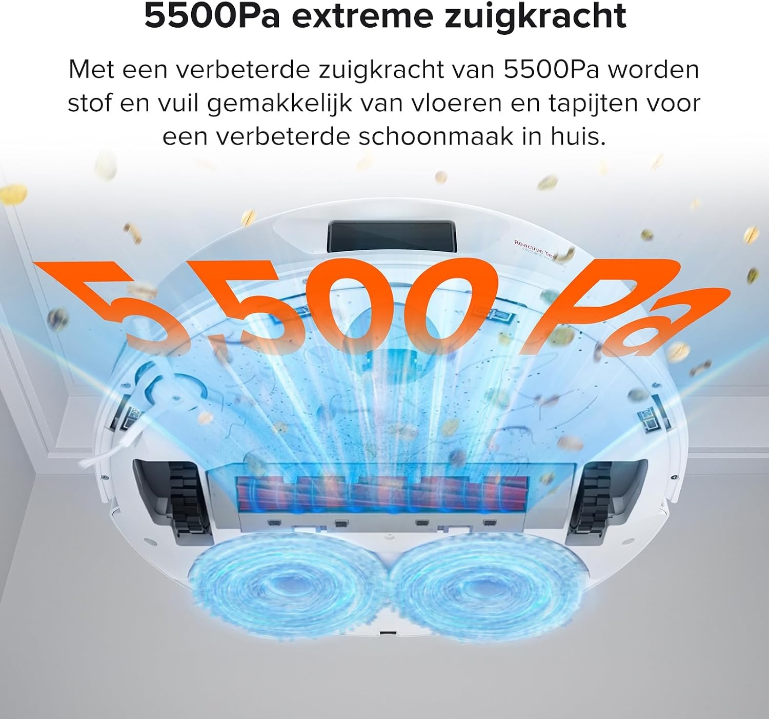Robotstofzuiger Qrevo met Dweilfunctie & Zelfreinigend Station - 35% Korting