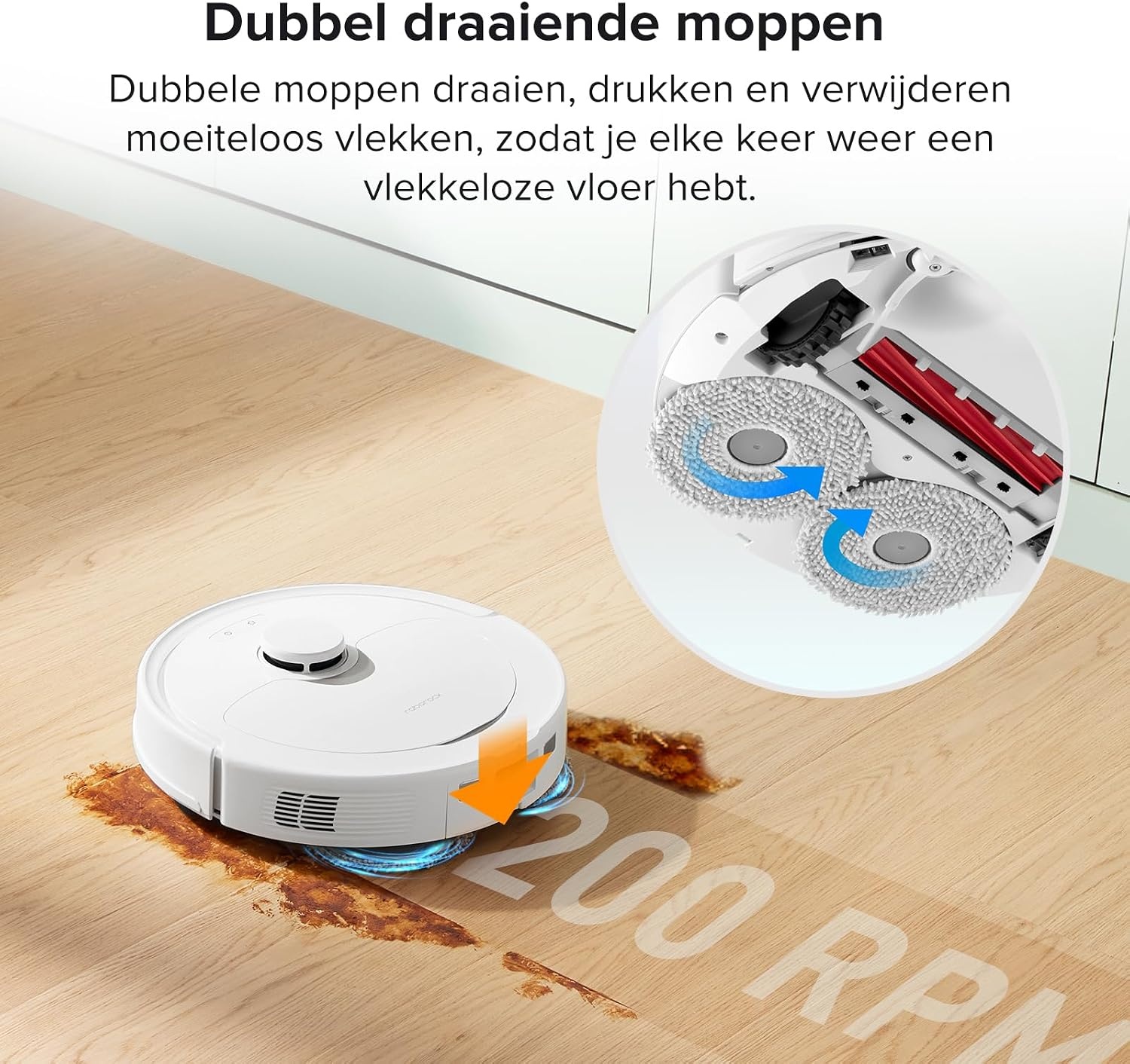 Robotstofzuiger Qrevo met Dweilfunctie & Zelfreinigend Station - 35% Korting