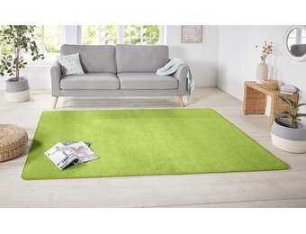 Groen Laagpolig Vloerkleed Effen 140x200 cm (33% Korting)
