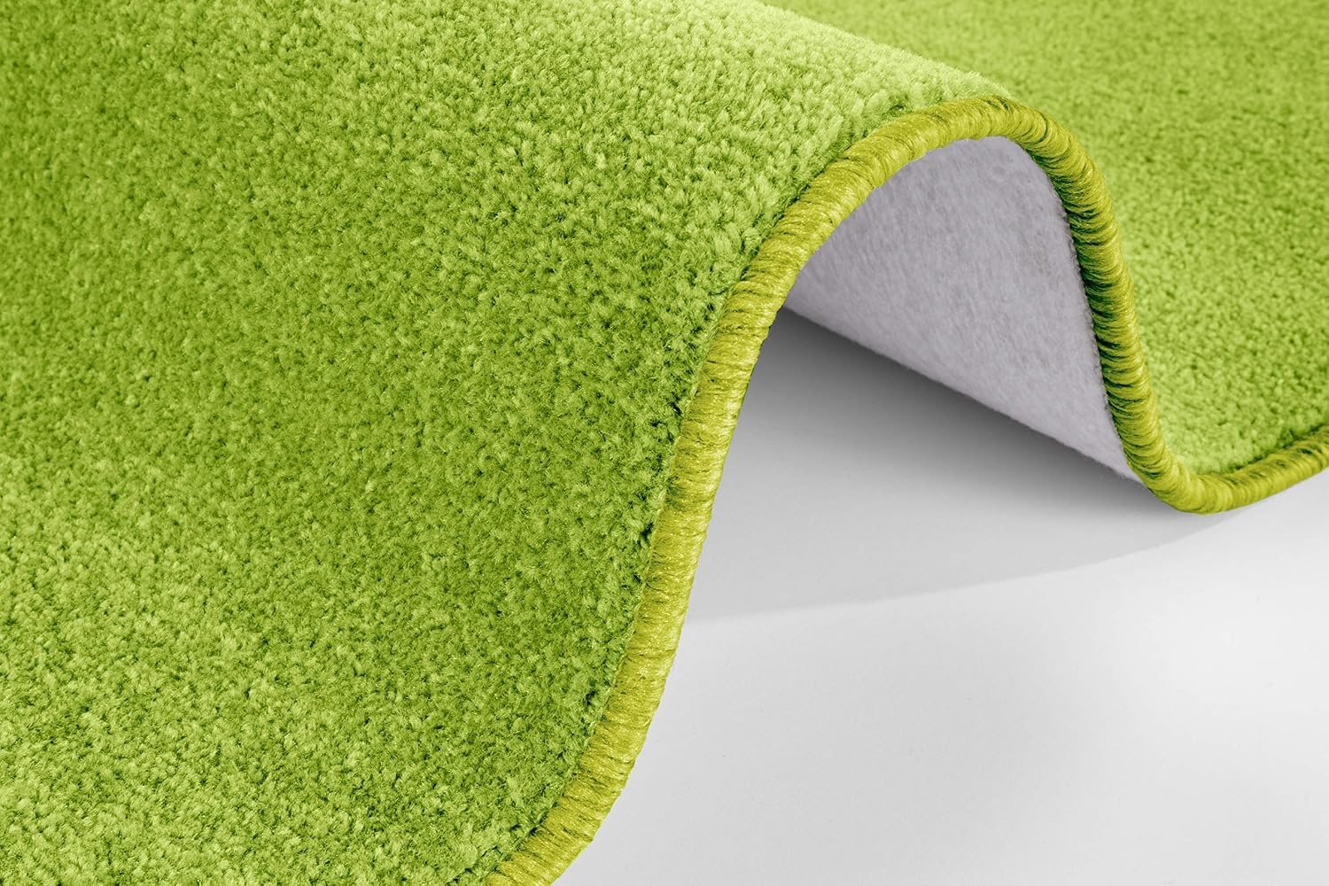 Groen Laagpolig Vloerkleed Effen 140x200 cm (33% Korting)