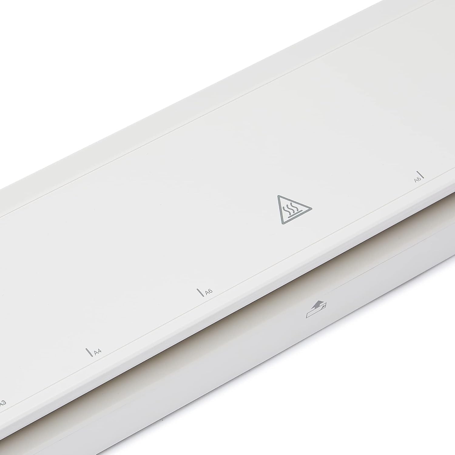Amazon Basics Thermische lamineermachine, DIN A3-formaat, inclusief 20 x lamineerhoezen, wit - Maat A3