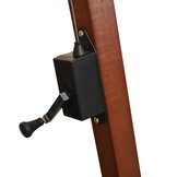 Zweefparasol 300x300 cm wit met houten paal - 54% korting