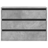 Ladekast Betongrijs Bewerkt Hout - 80x41x58 cm (34% Korting)