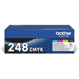 Brother TN-248VAL Value Pack Toner Zwart/Cyaan/Magenta/Geel 30% Korting