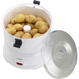 Elektrische Aardappelschiller & Saladecentrifuge - 1kg - 85W - Wit