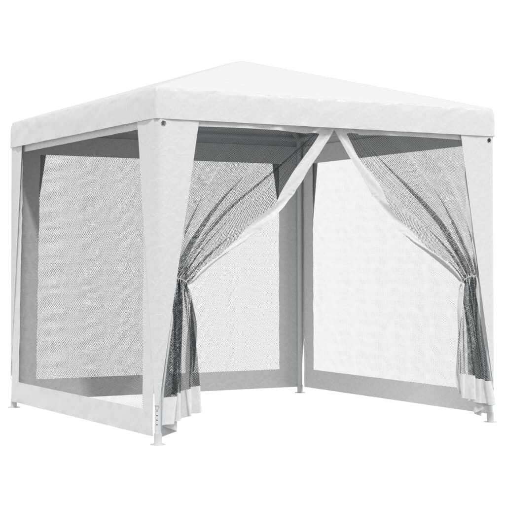 Witte Partytent met Mesh Wanden 2.5x2.5m - 34% Korting