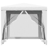 Witte Partytent met Mesh Wanden 2.5x2.5m - 34% Korting