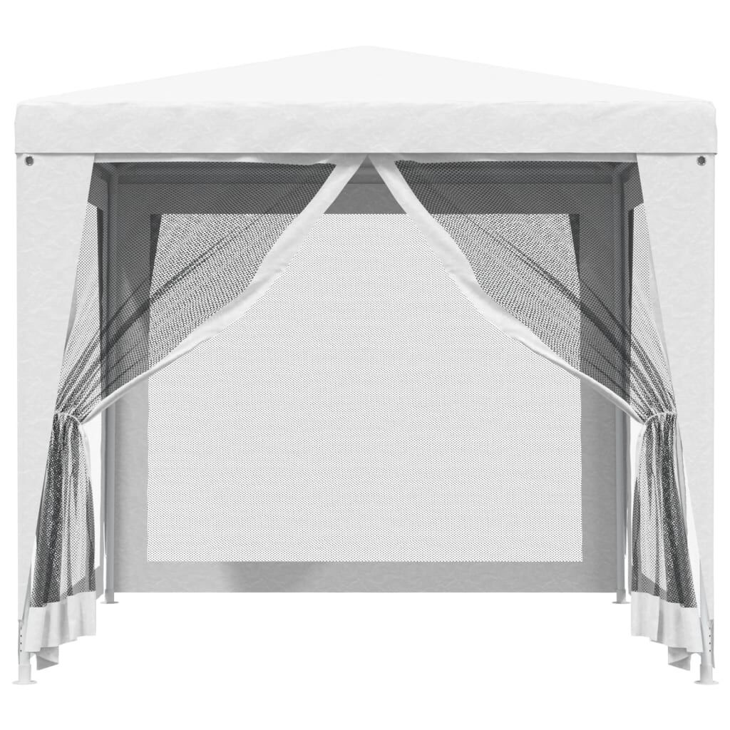 Witte Partytent met Mesh Wanden 2.5x2.5m - 34% Korting