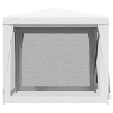 Witte Partytent met Mesh Wanden 2.5x2.5m - 34% Korting