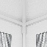 Witte Partytent met Mesh Wanden 2.5x2.5m - 34% Korting