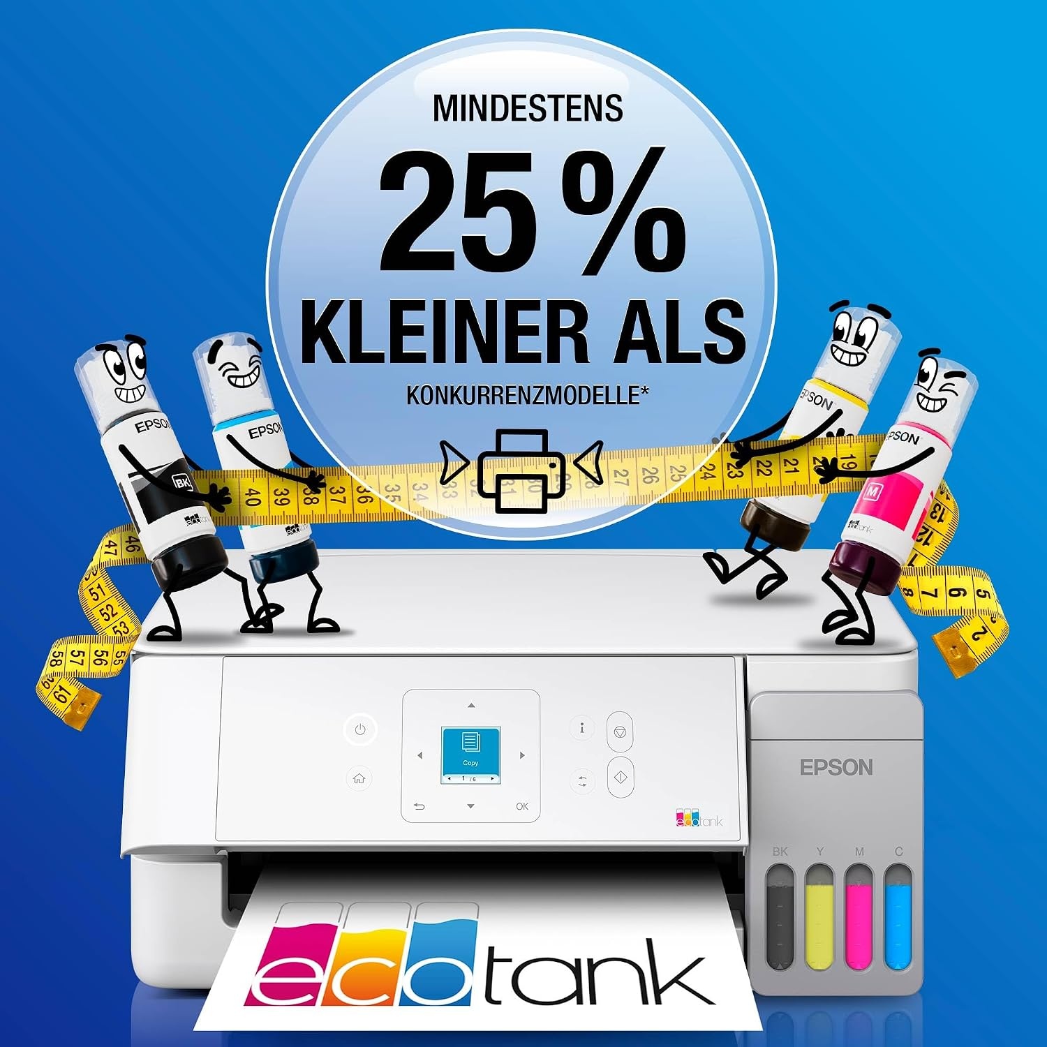 Compacte All-in-One Printer met Inktreservoirsysteem - Zwart
