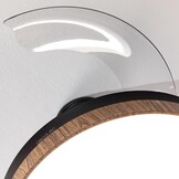 Plafondventilator 106cm Hout & Zwart met LED - 34% Korting