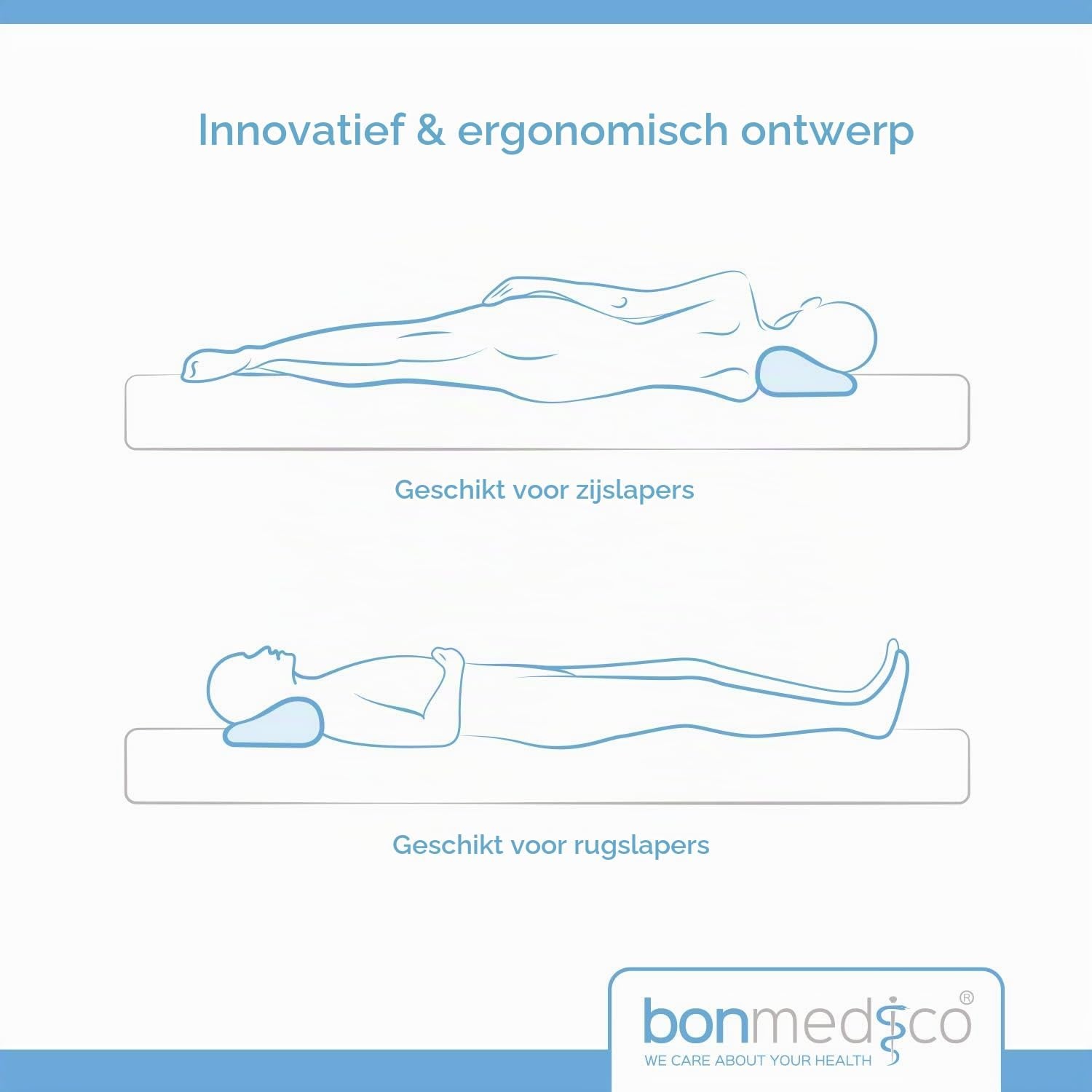 Ergonomisch Nekkussen Traagschuim Wit 46% Korting
