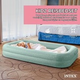Intex 66810NP Children's Camping Air Bed, Hand Pump, 107cm x 168cm x 25cm