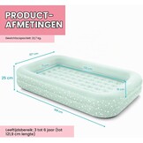 Intex 66810NP Children's Camping Air Bed, Hand Pump, 107cm x 168cm x 25cm