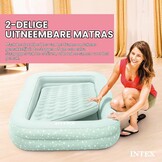 Intex 66810NP Children's Camping Air Bed, Hand Pump, 107cm x 168cm x 25cm