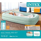 Intex 66810NP Children's Camping Air Bed, Hand Pump, 107cm x 168cm x 25cm