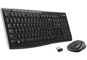 Draadloos Toetsenbord & Muis Combo AZERTY Zwart met 38% Korting