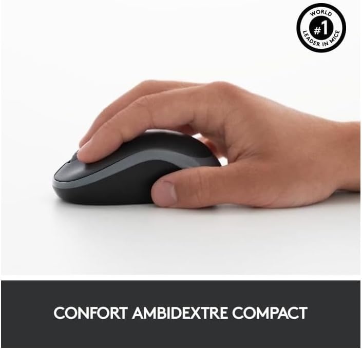 Logitech MK270 Draadloos Toetsenbord & Muis Combo (AZERTY, Zwart, 32% Korting)