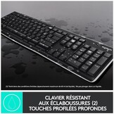 Logitech MK270 Draadloos Toetsenbord & Muis Combo (AZERTY, Zwart, 32% Korting)